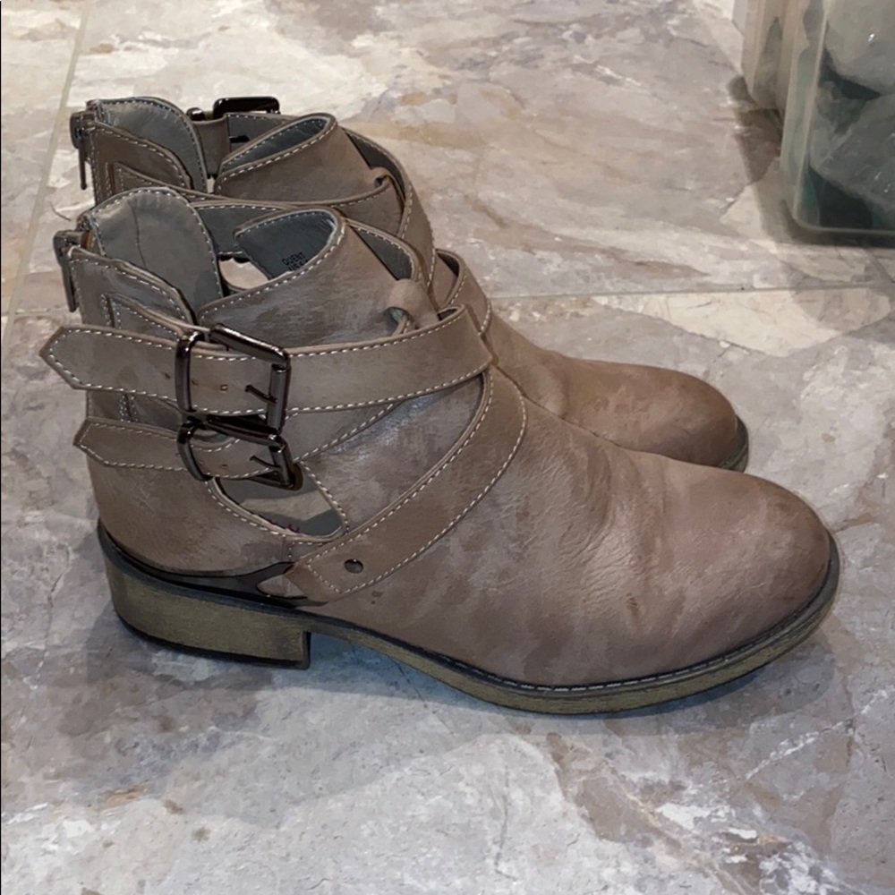 Just fab zip up booties